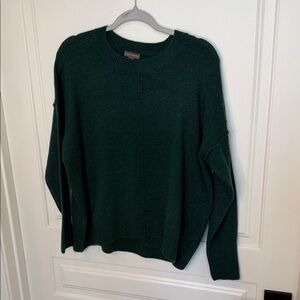 Vince Camuto Forest Green Crew Neck Sweater